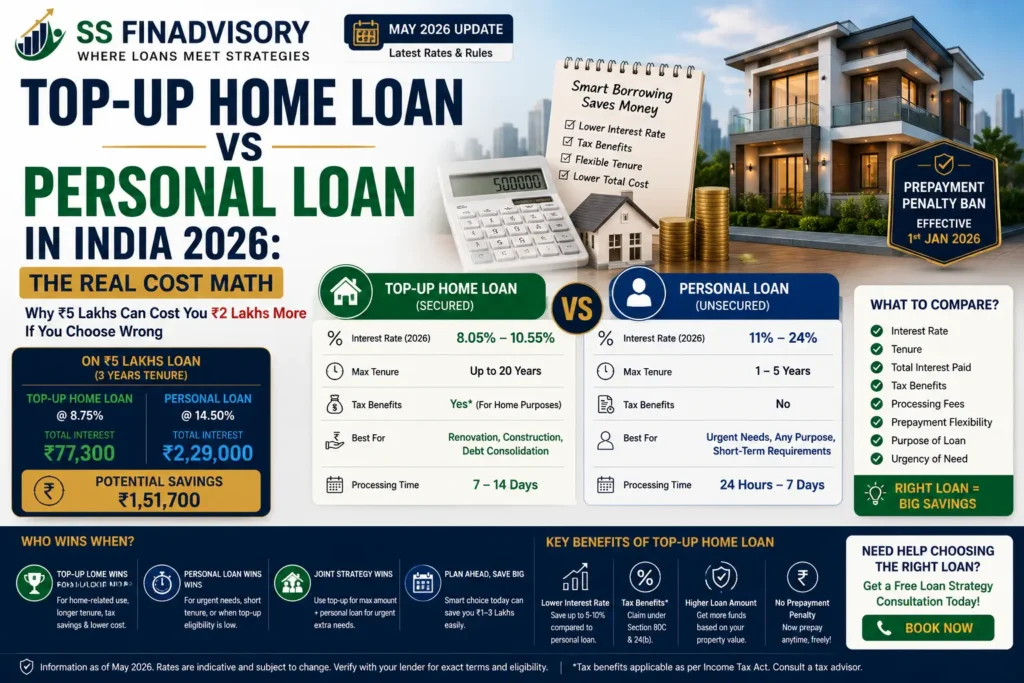Top-Up Home Loan vs Personal Loan